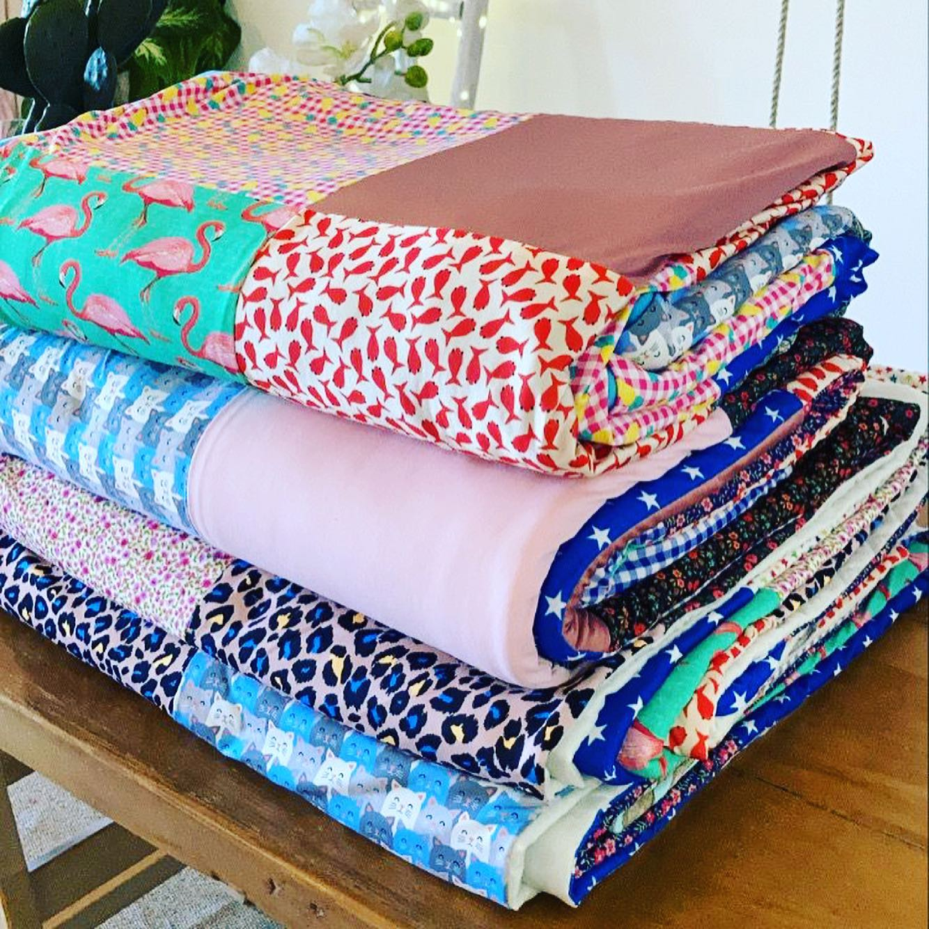 Coperta Trapunta Patchwork