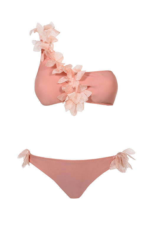 Maleficent bikini pink nude